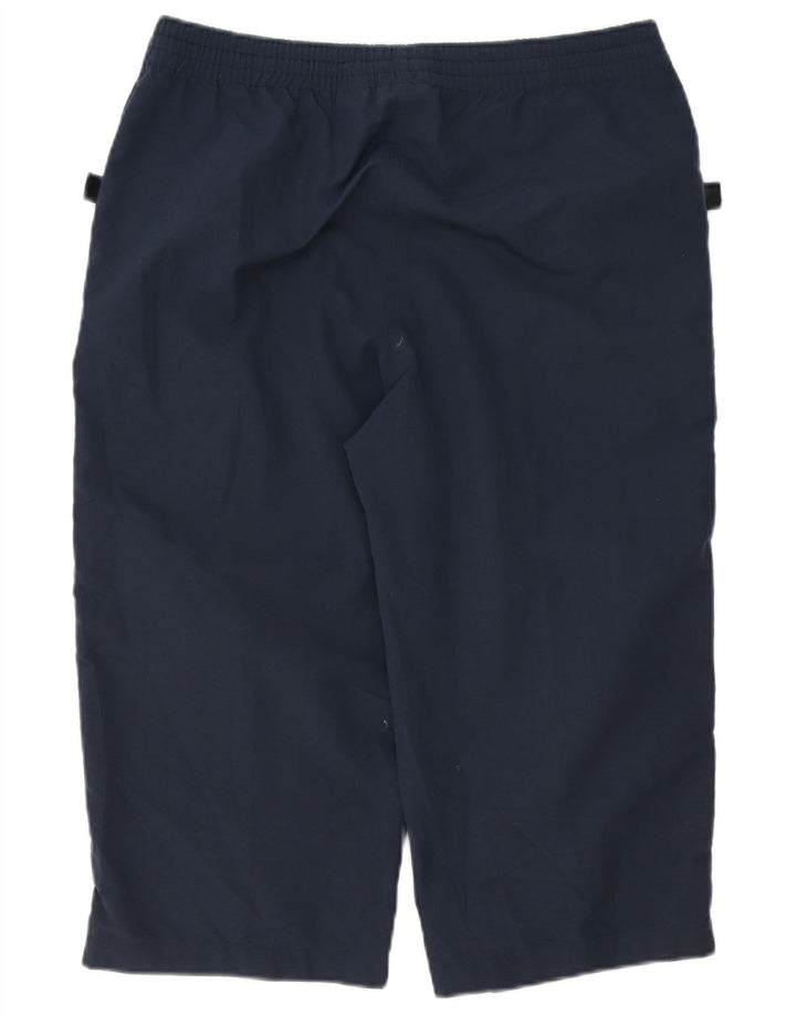 Asics Mens Capri Tracksuit Trousers Medium  Navy Blue Polyester