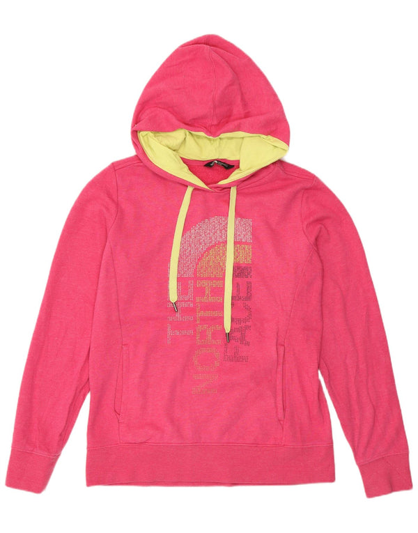 Damski sweter z kapturem The North Face Graphic UK 14, średni różowy, bawełniany