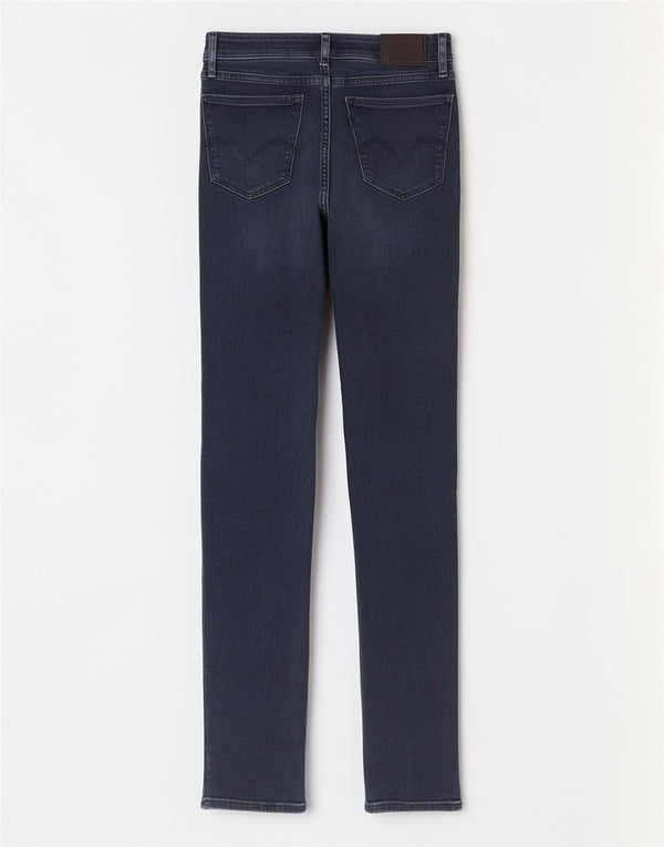Levi's Womens 712 Slim Jeans W26 L30 Navy Blue Cotton