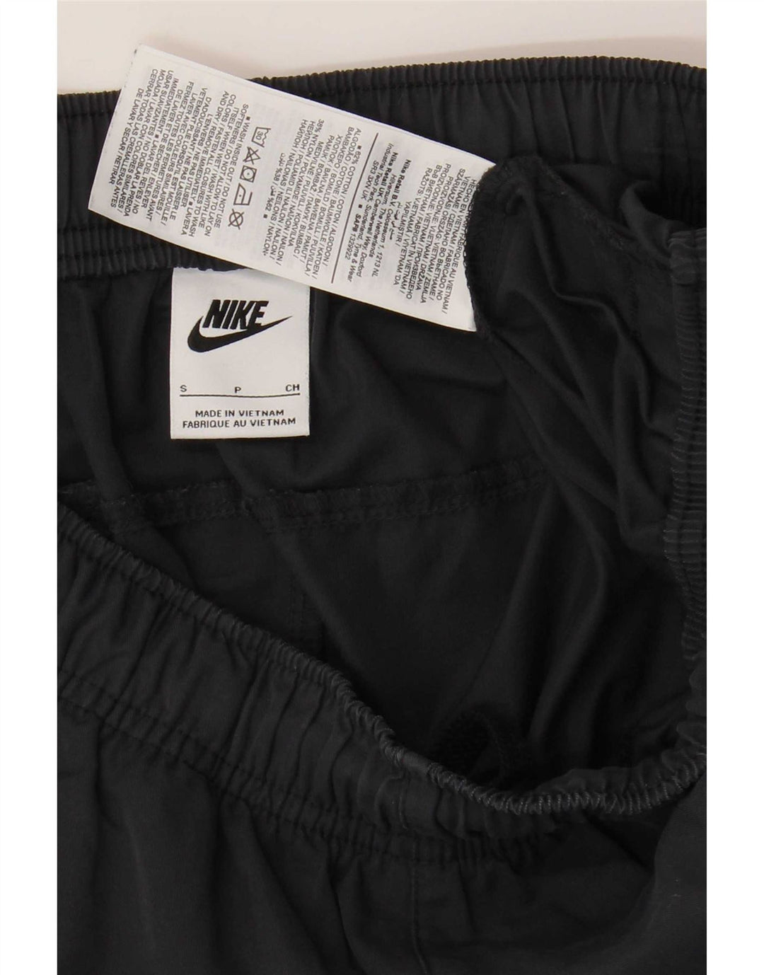 Męskie spodnie dresowe Nike Cargo, małe, granatowe, bawełniane