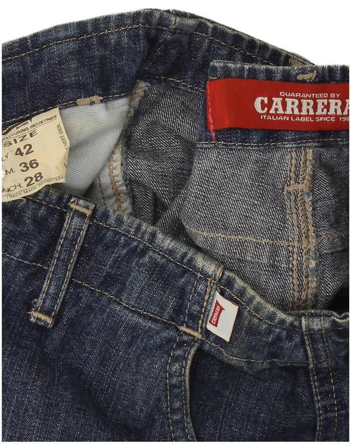 Carrera Womens Denim Skirt W28 Medium Navy Blue Cotton
