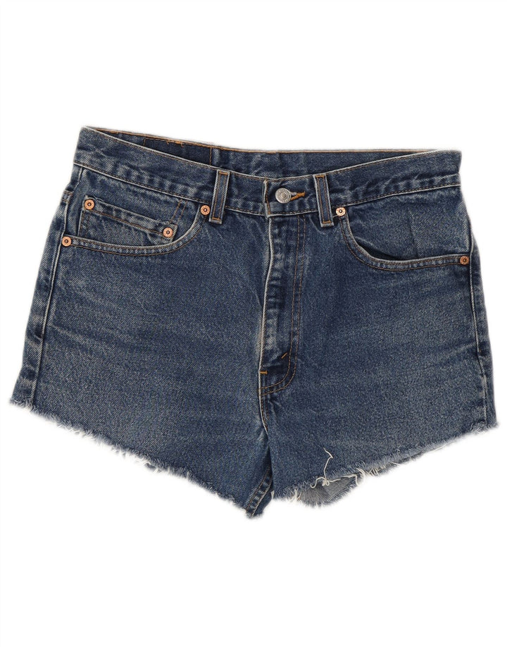 Levi's Womens 517 Denim Shorts W32 Large Blue Cotton