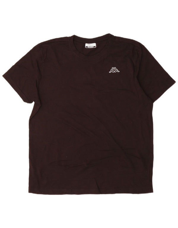 T-shirt da uomo a maniche corte Kappa Top 2XL cotone nero
