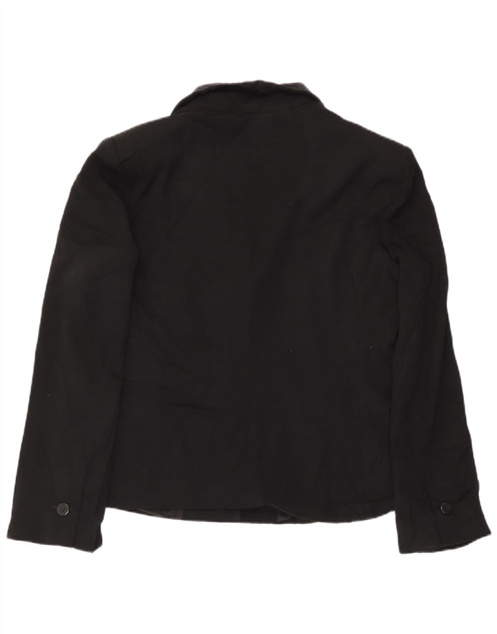 Giorgio Armani Dame 2 Button Blazer Jacket UK 14 Medium Sort