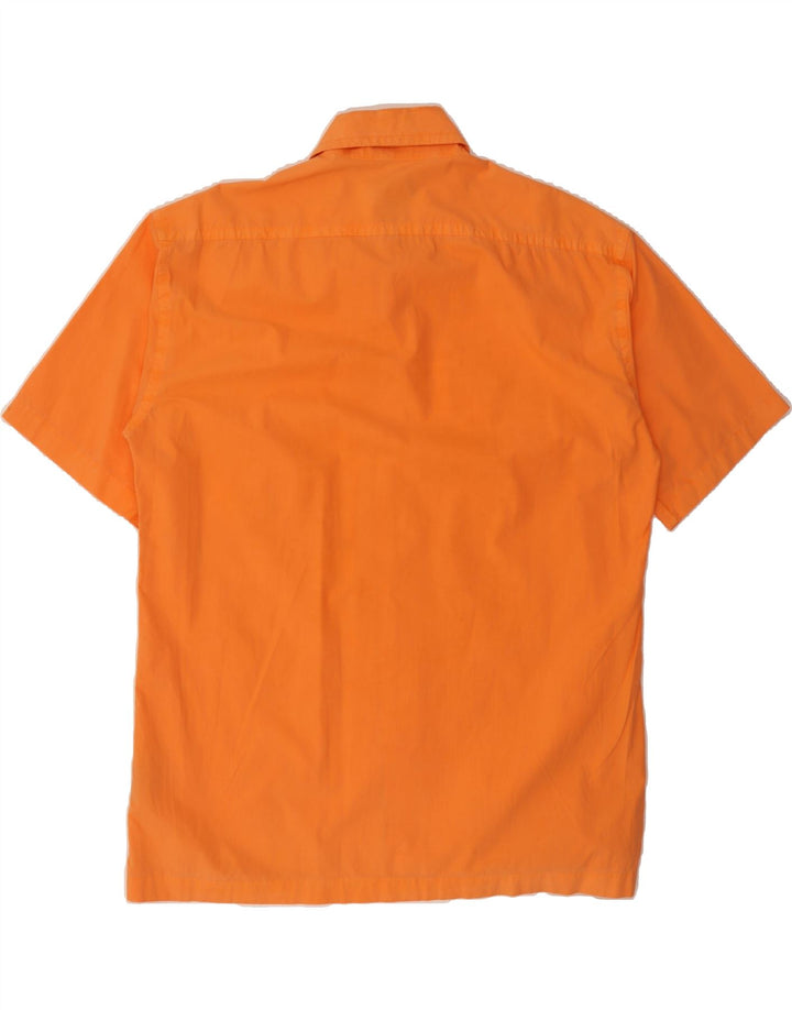 GANT Mens Short Sleeve Shirt Large Orange Cotton Vintage Gant and Second-Hand Gant from Messina Hembry 