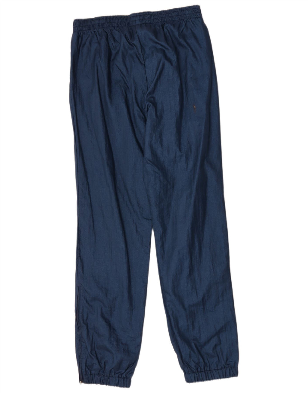 Vintage Mens Tracksuit Trousers Joggers IT 48 Medium  Navy Blue Polyamide