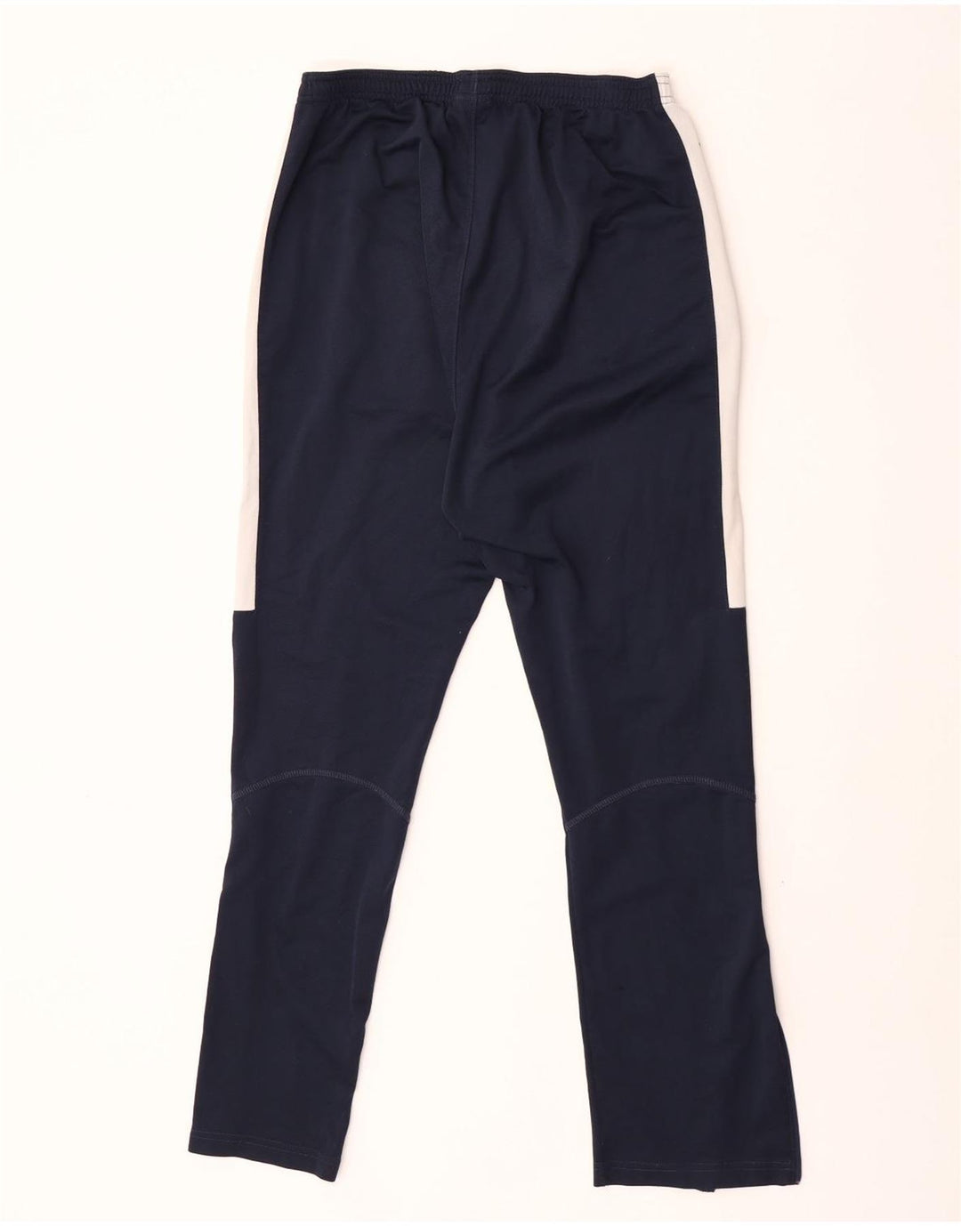Nike Mens Dri Fit Tracksuit Trousers Large Navy Blue Colourblock Polyester
