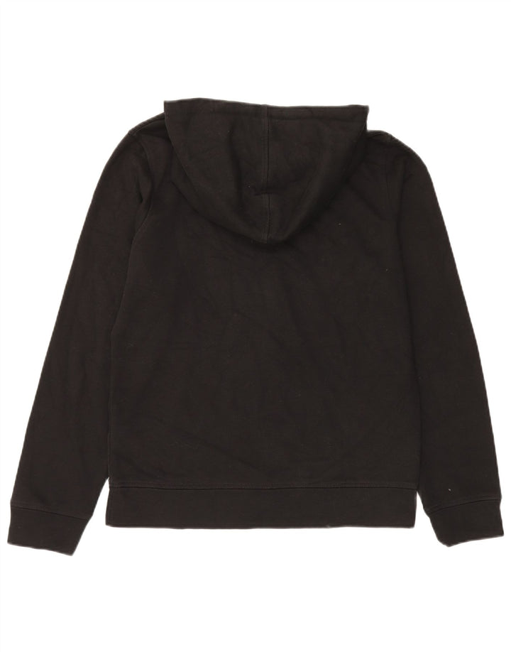 Jack & Jones Mens Graphic Hoodie Jumper Small Black Polyester