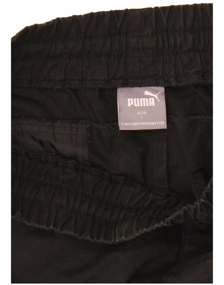 PUMA Herren-Trainingshose, Jogginghose, Größe L, Schwarz