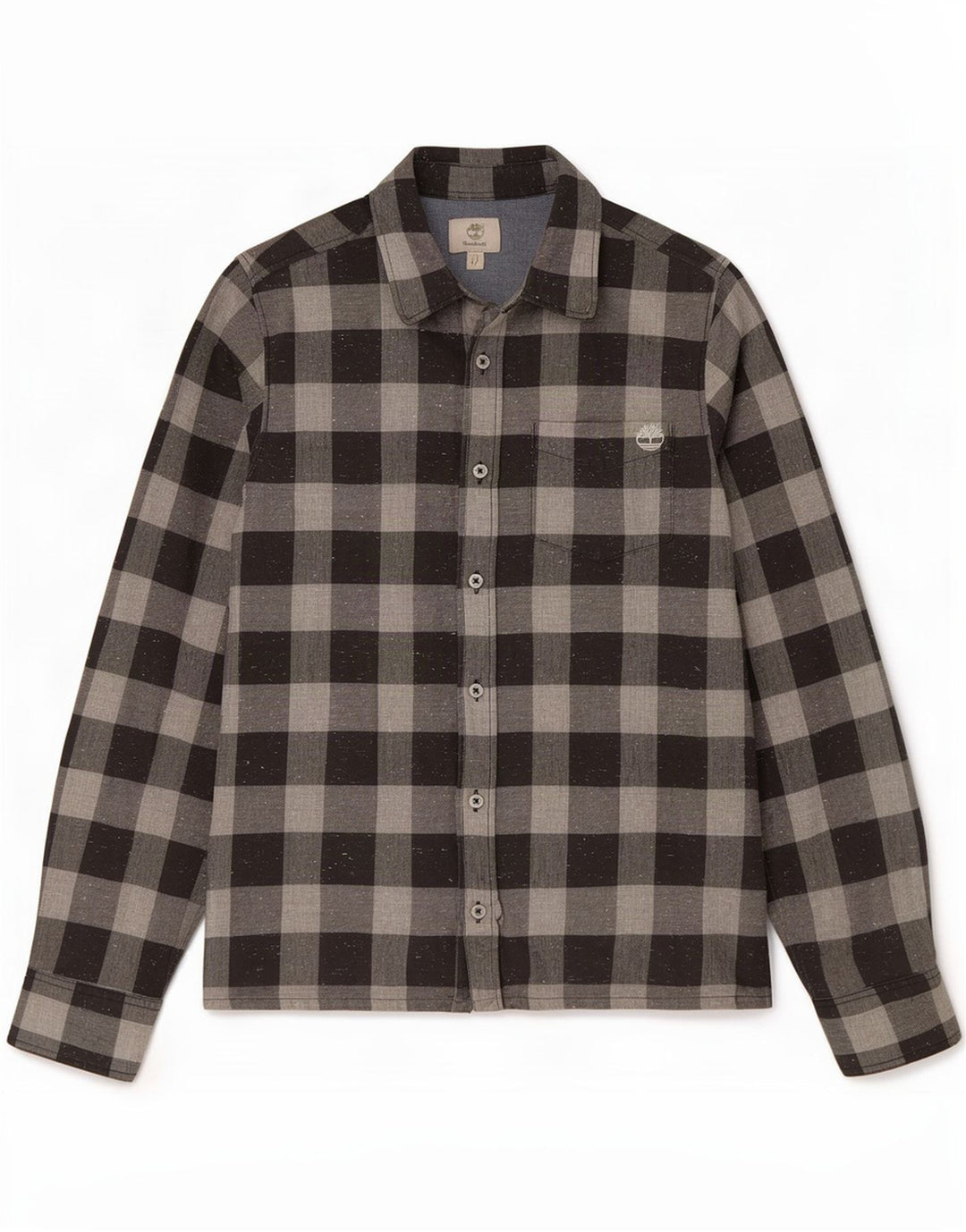 Timberland Boys Flannel Shirt 13-14 Years Small Grey Gingham Cotton
