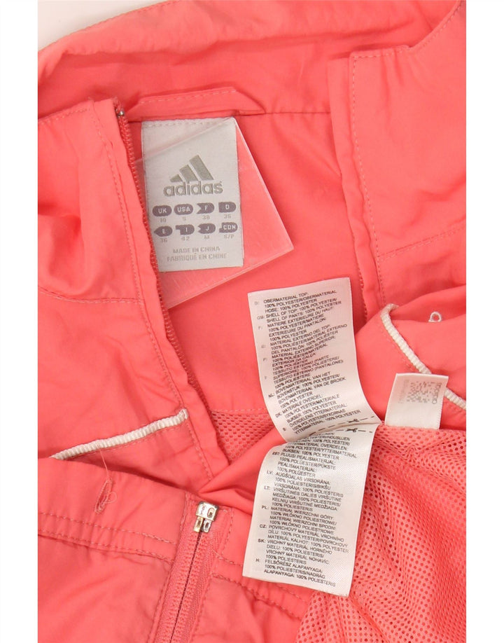 Adidas Damen-Trainingsanzug, übergroß, Jacke, Gr. 10, klein, rosa, Polyester