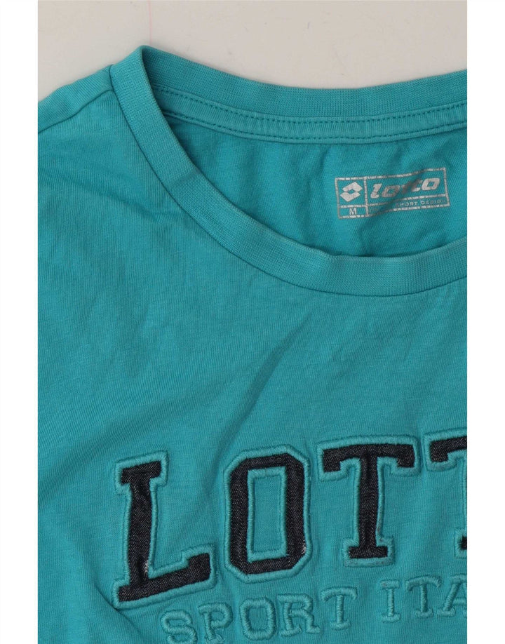 T-shirt grafica da donna Lotto Top UK 14 Blu medio