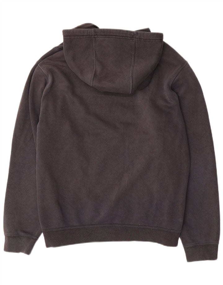 Nike Pull à capuche graphique pour homme en polyester color block noir moyen