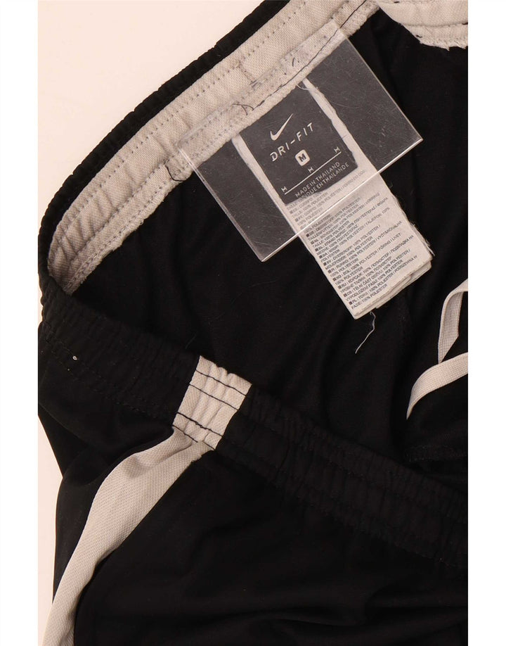 Nike Herren Dri Fit Trainingshose Mittelschwarzes Colourblock-Polyester