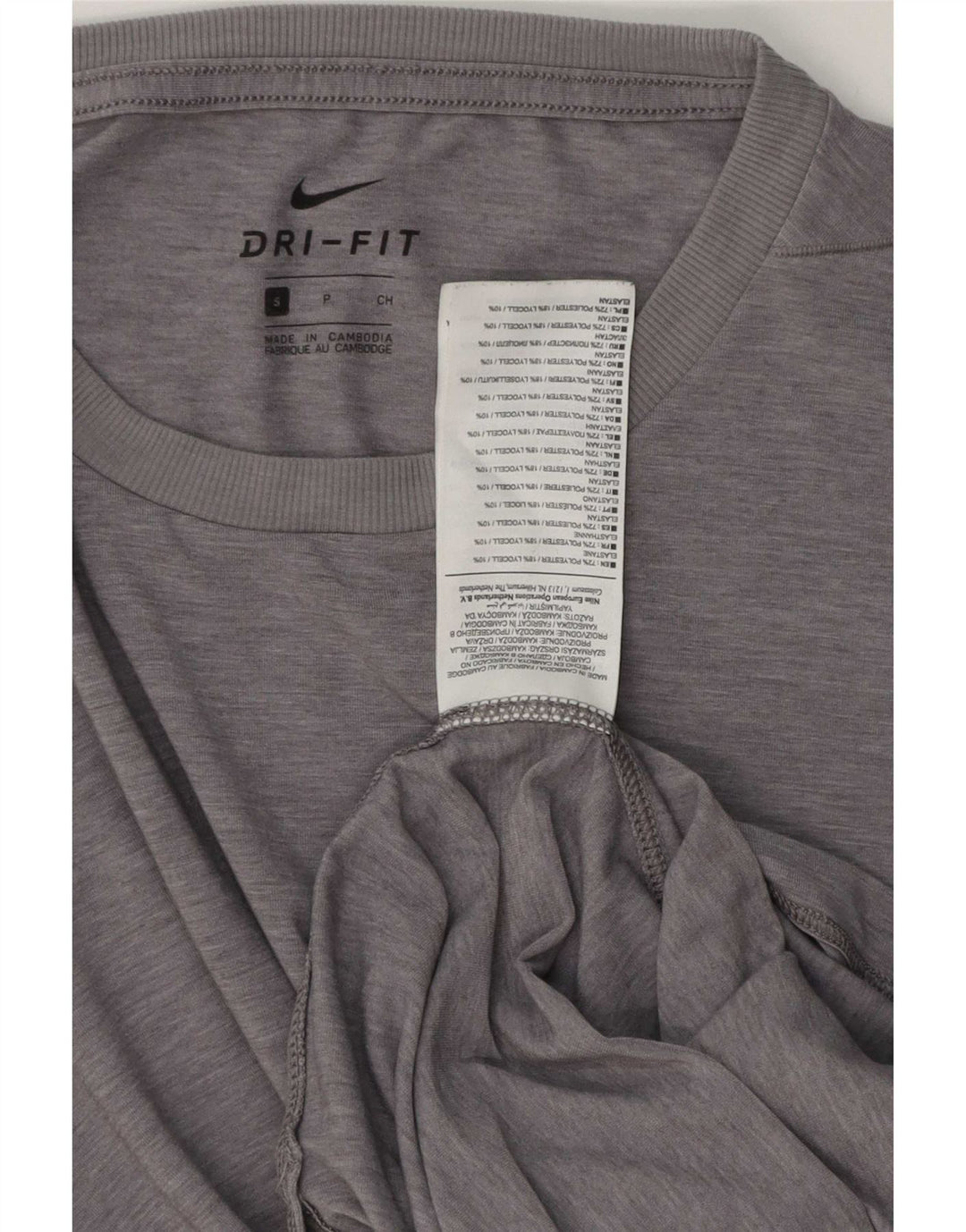 Puma T-Shirt Tall Homme Gris Petit Polyester