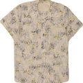 VINTAGE Mens Graphic Short Sleeve Shirt Large White Cotton Vintage Vintage and Second-Hand Vintage from Messina Hembry 