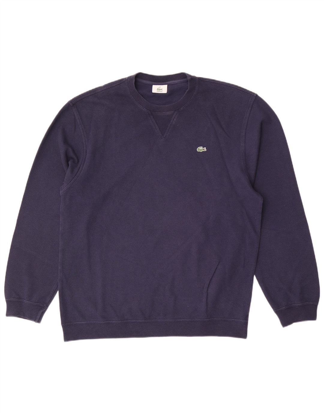 Lacoste moletom masculino tamanho 4 médio azul marinho algodão