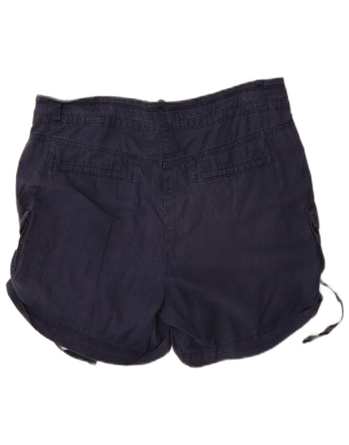 Marks & Spencer Cargo Shorts til kvinder UK 10 Small W32 Marineblå Bomuld