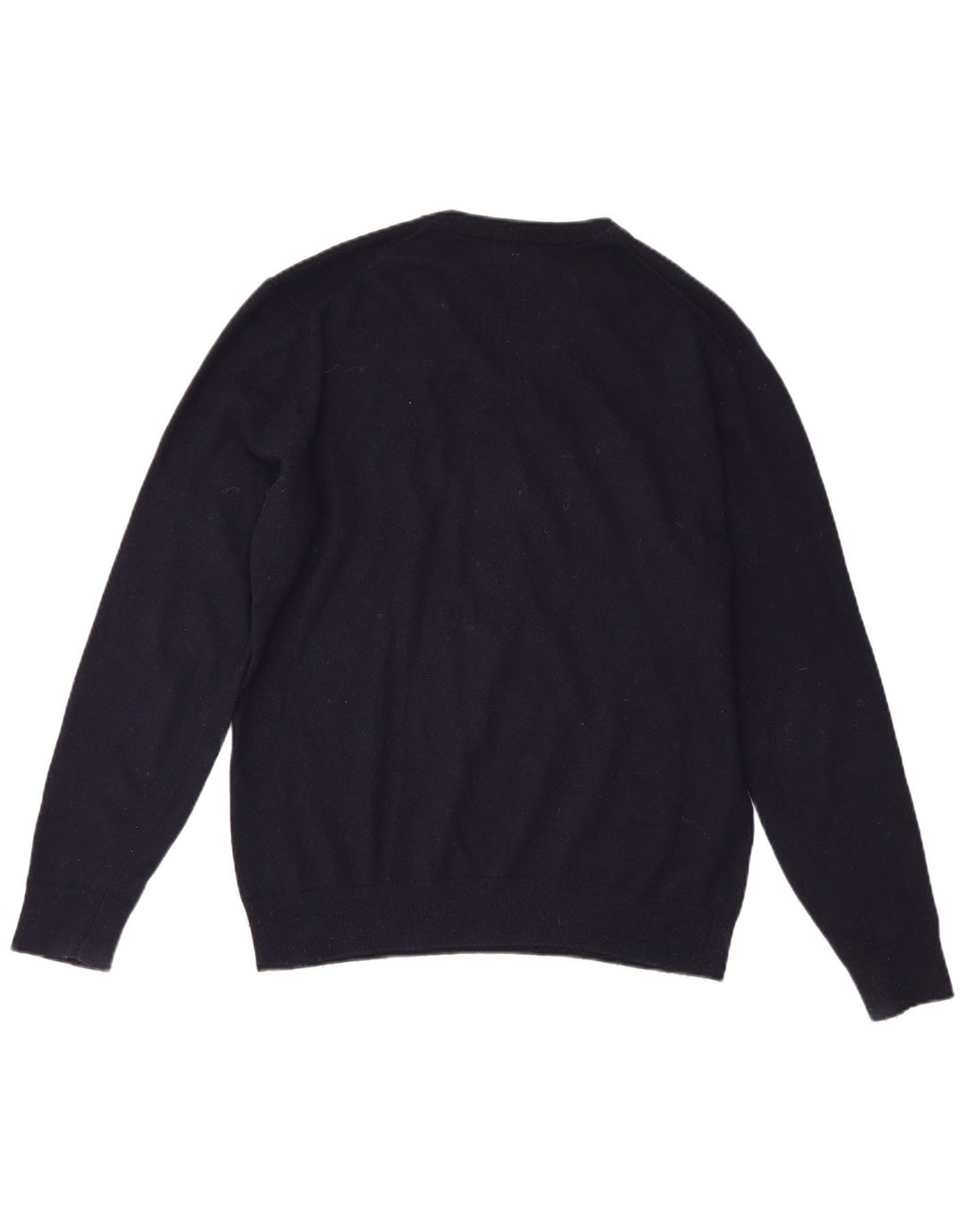 Gant Mens V-Neck Jumper Sweater XL Navy Blue