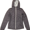 MOUNTAIN WAREHOUSE Womens Hooded Padded Jacket UK 10 Small  Grey Polyester Vintage Mountain Warehouse and Second-Hand Mountain Warehouse from Messina Hembry 