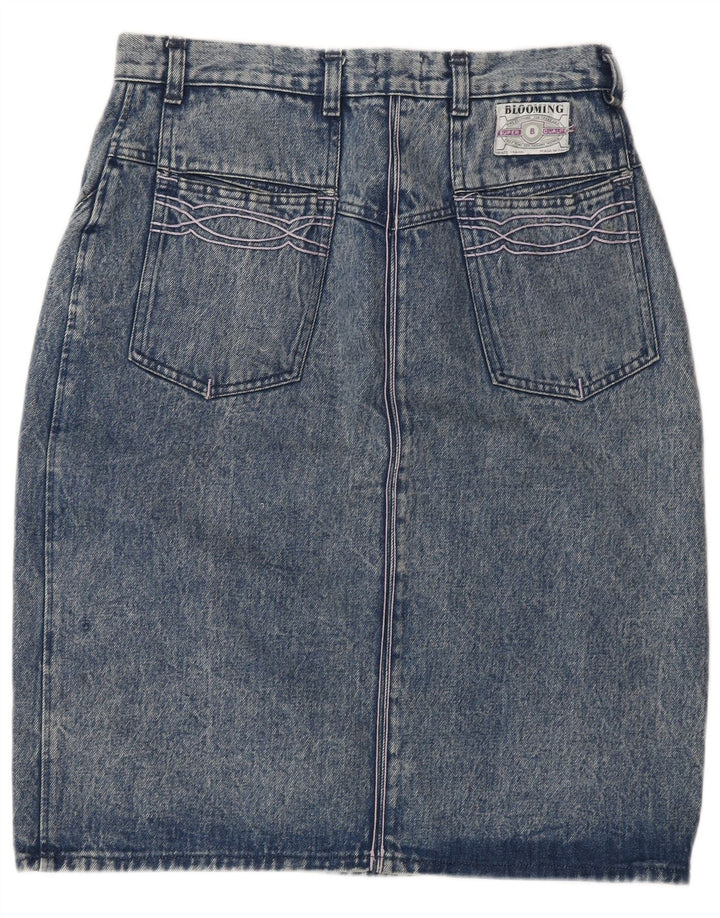 BLOOMING Womens Denim Skirt XS W24 Blue