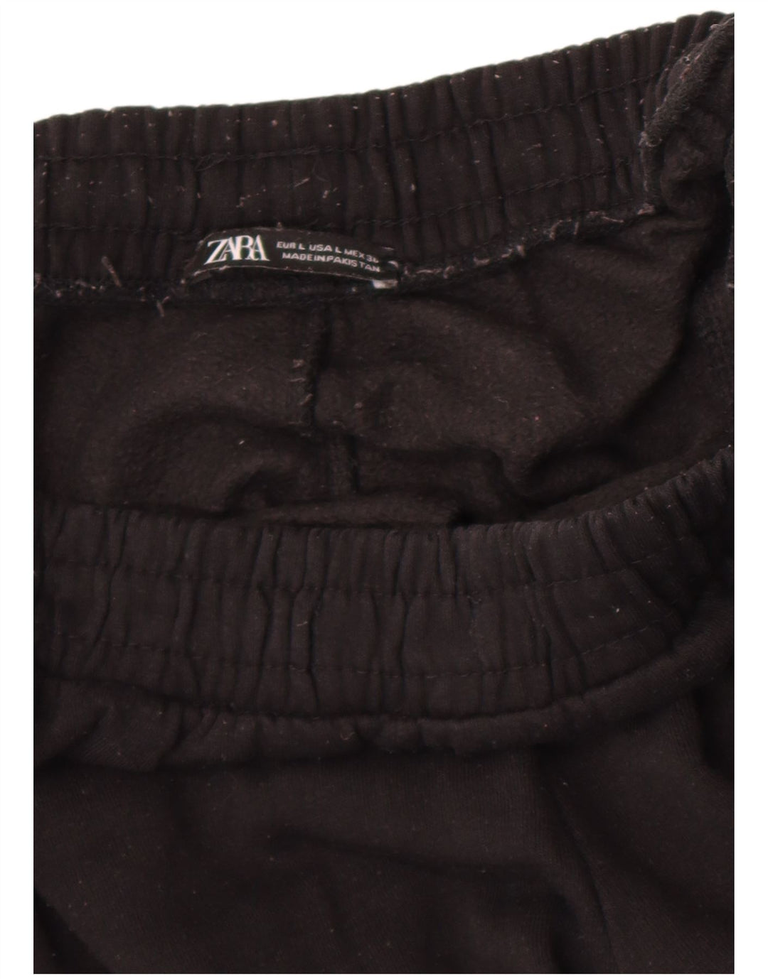 Zara Mens Tracksuit Trousers Joggers Large Black
