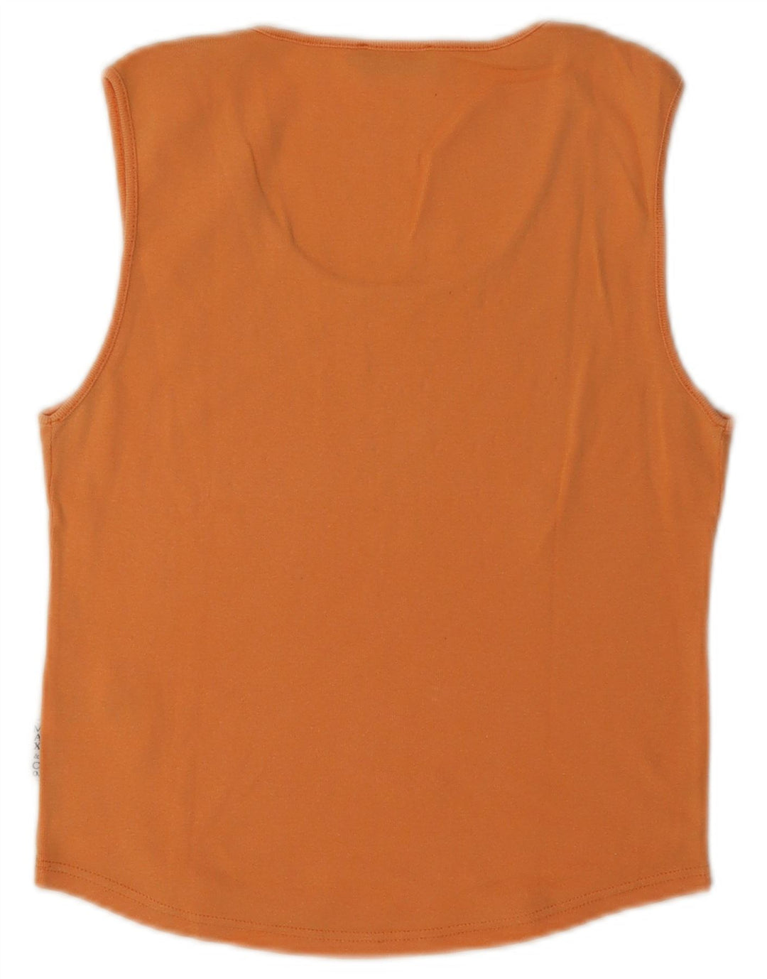Max & Co. Débardeur court pour femme UK 12 coton orange moyen