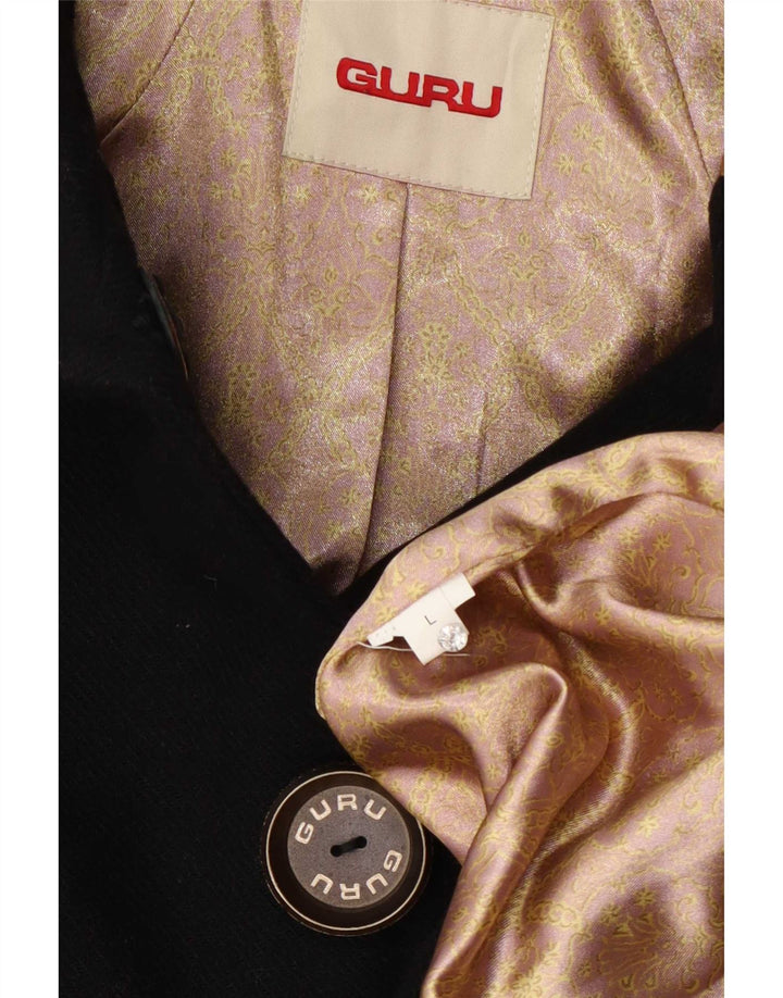 Guru Damen Mantel UK 14 Large Schwarz