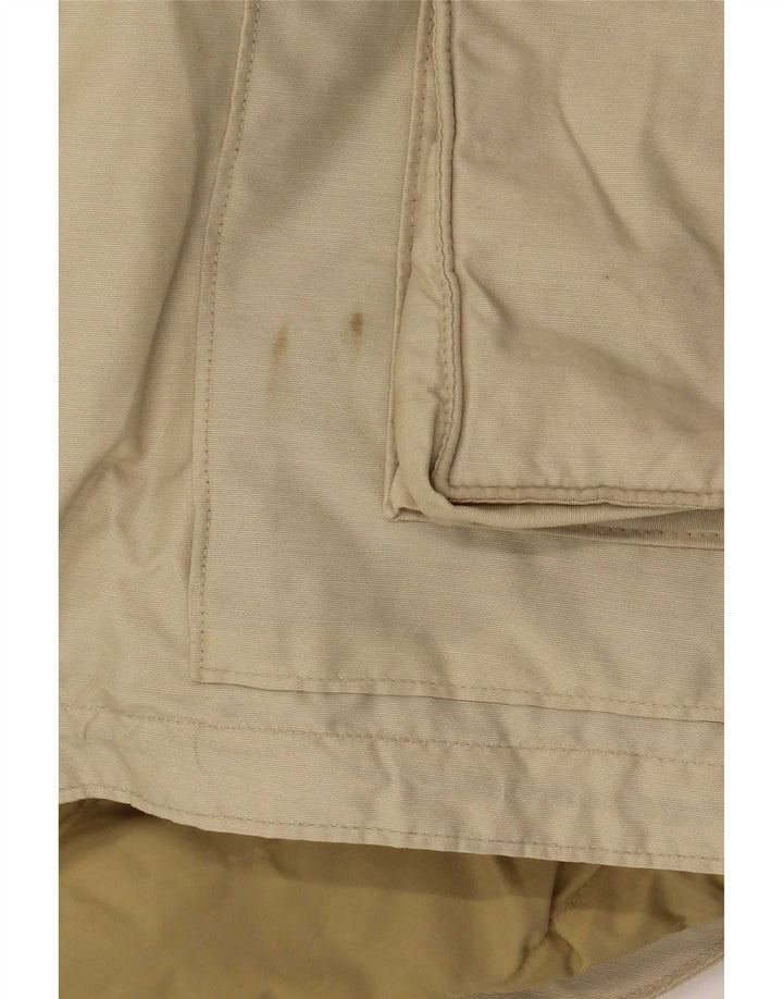 Cappotto imbottito con cappuccio da uomo Woolrich UK 36 piccolo beige