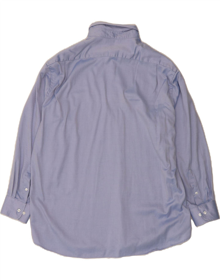 TOMMY HILFIGER Mens Regular Fit Shirt Size 18 2XL Blue Vintage Tommy Hilfiger and Second-Hand Tommy Hilfiger from Messina Hembry 