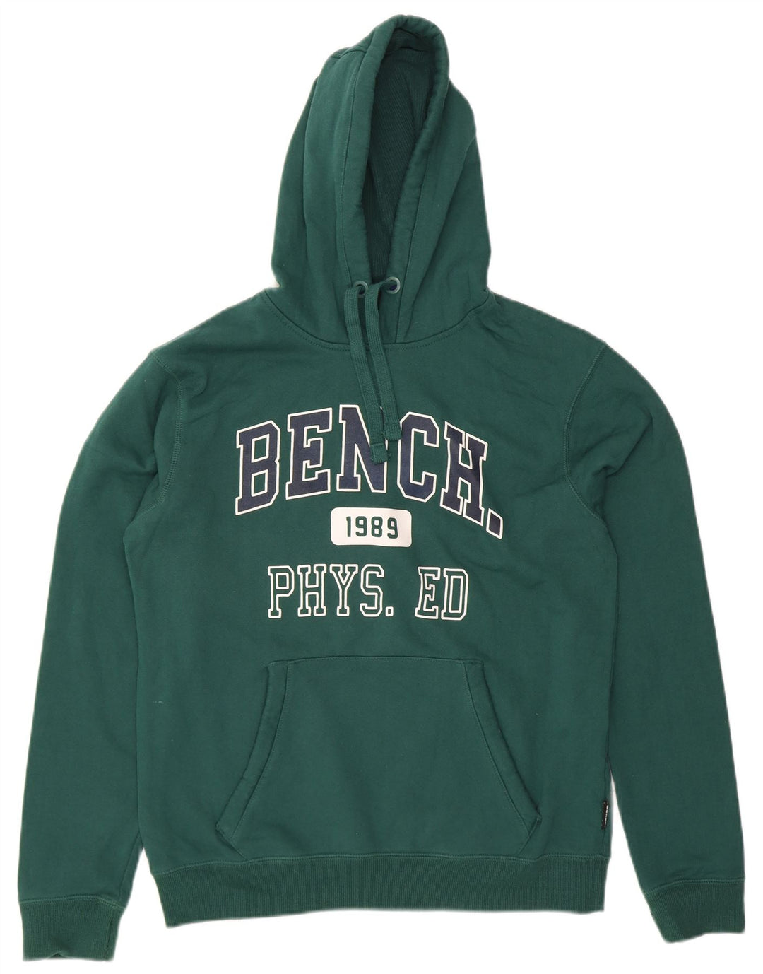 BENCH Masculino com capuz gráfico Jumper EU 52 grande algodão verde