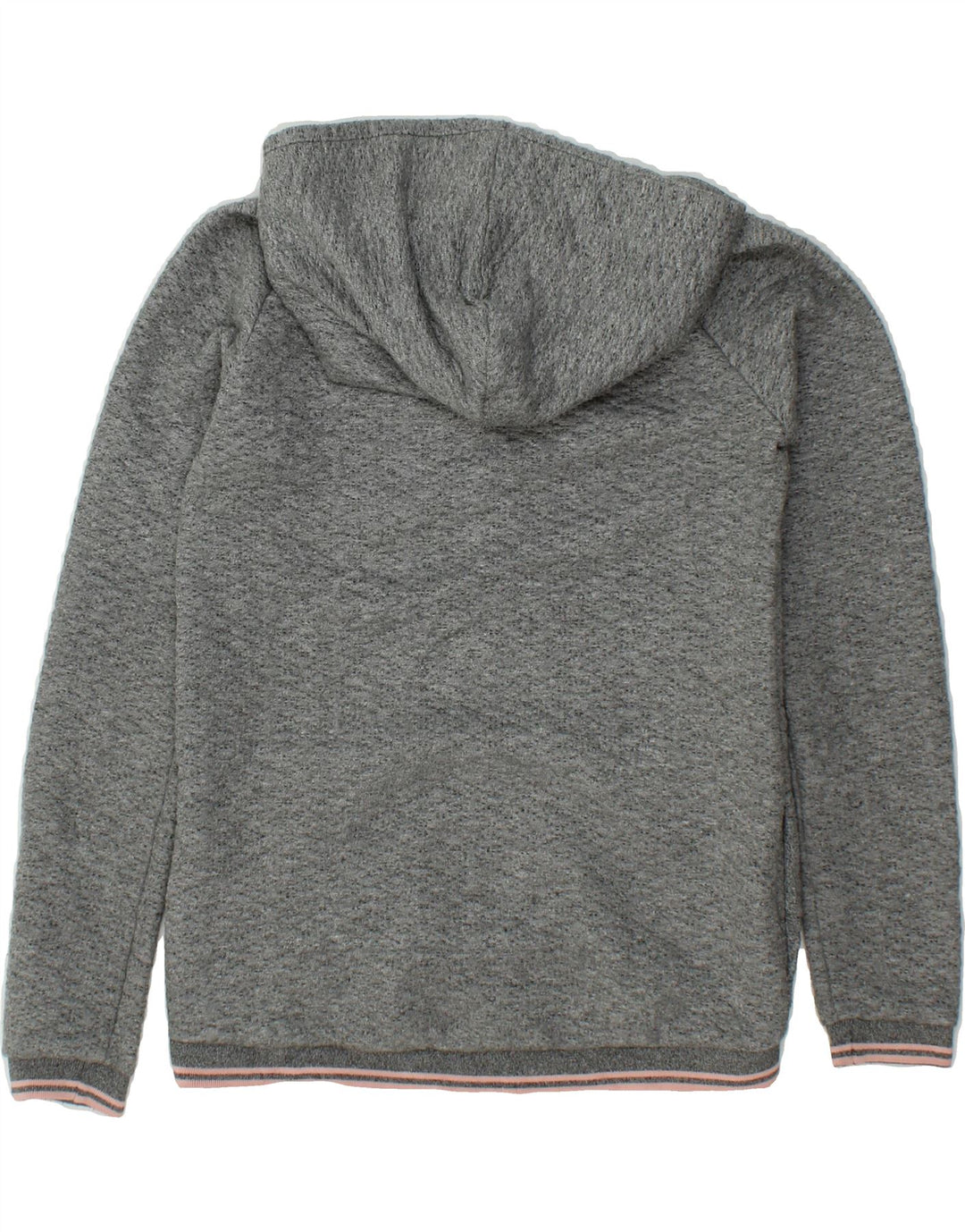 WOOLRICH Girls Zip Hoodie Sweater 11-12 Years Grey Polyester Vintage Woolrich and Second-Hand Woolrich from Messina Hembry 