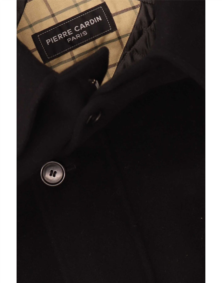 Cappotto Uomo Pierre Cardin IT 50 Large Nero Lana