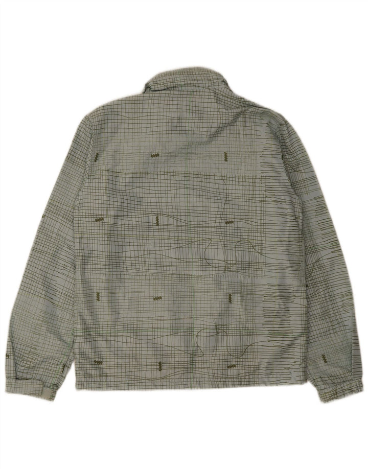 Giacca antipioggia da donna Quiksilver UK 16 grande poliestere a quadri blu