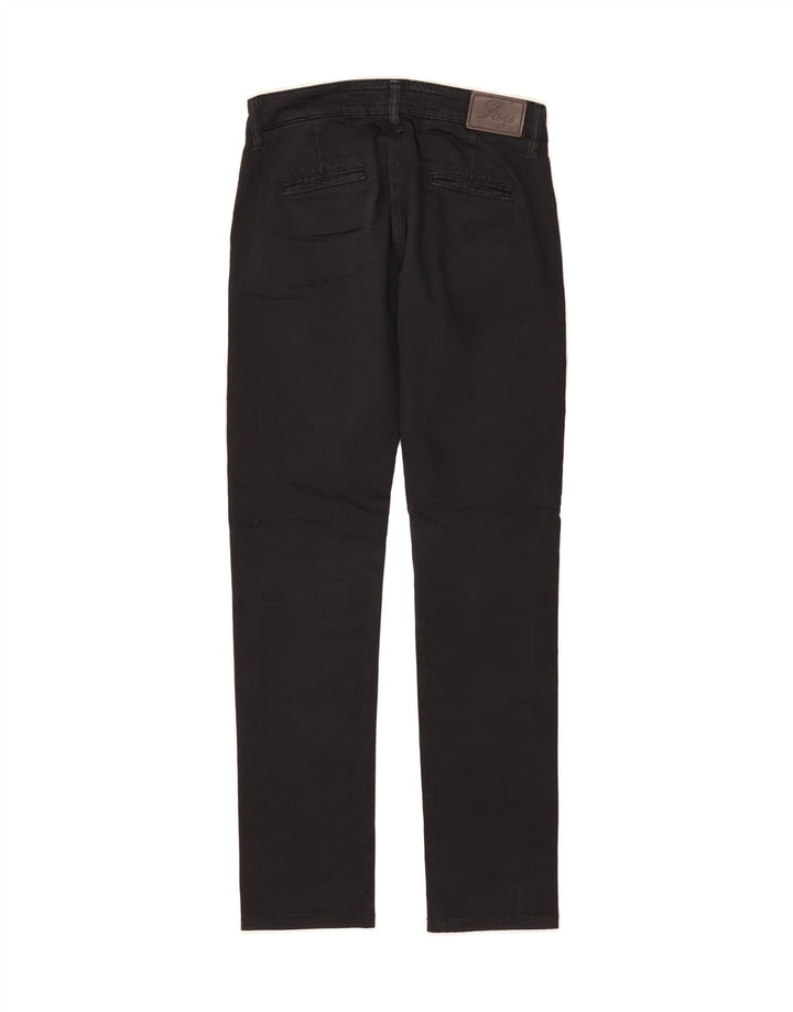 FAY Womens Slim Chino Trousers W27 L31 Navy Blue Vintage Fay and Second-Hand Fay from Messina Hembry 