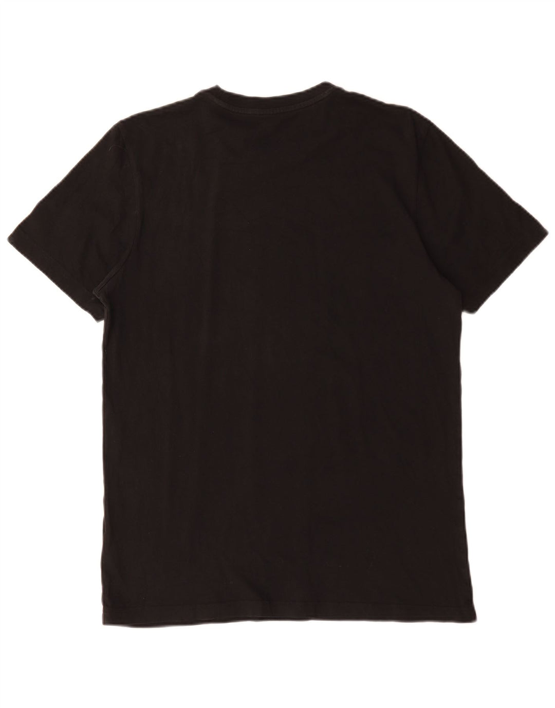 Adidas Mens Three Stripes Graphic T-Shirt Top Medium Black Cotton