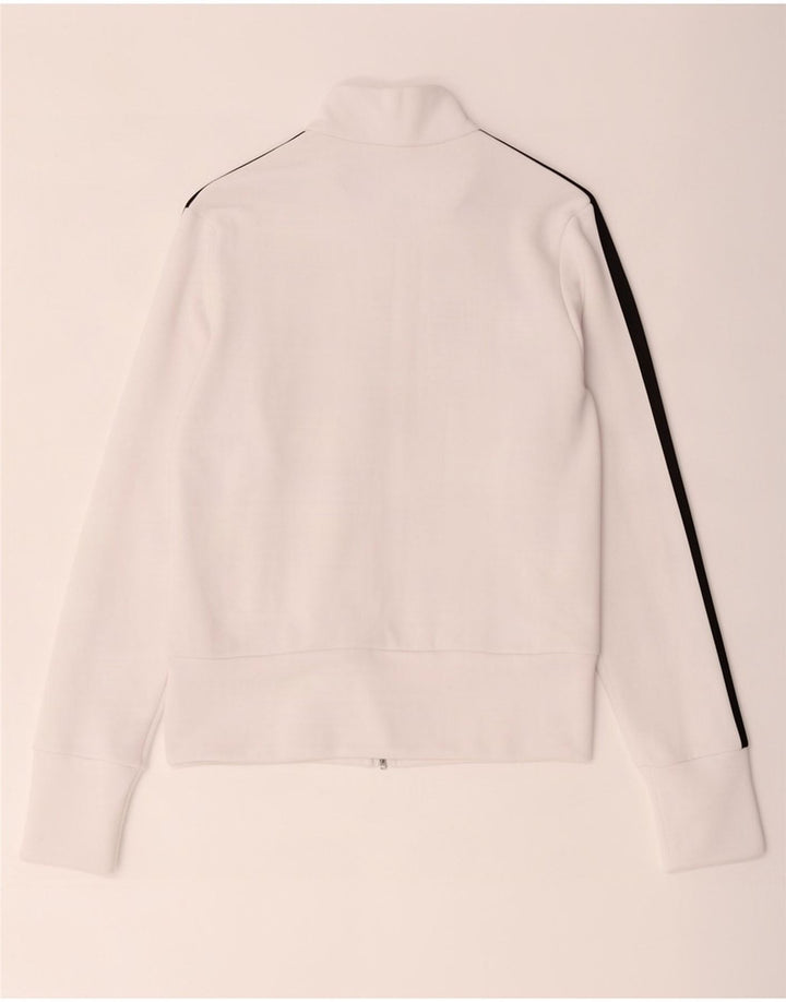Adidas træningsdragt topjakke til kvinder UK 8 Small White Polyester