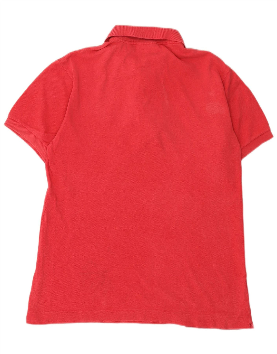 Lacoste Mens Polo Shirt Size 3 Small Pink Cotton