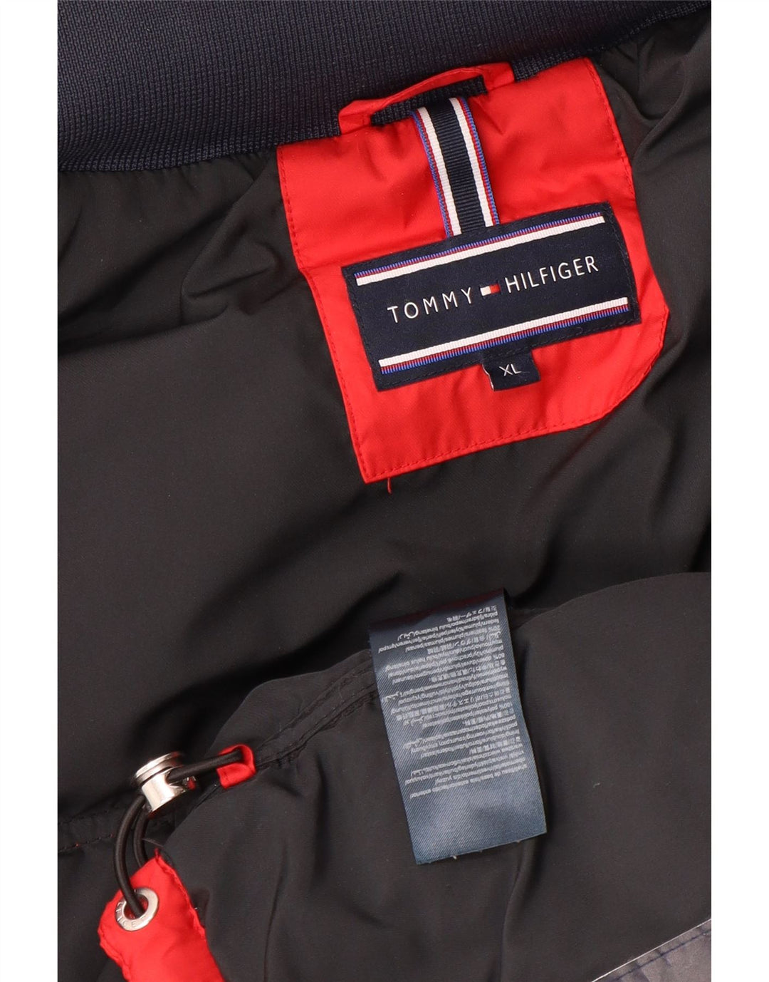 Tommy Hilfiger Herre Polstret Gilet UK 42 XL Rød Polyester