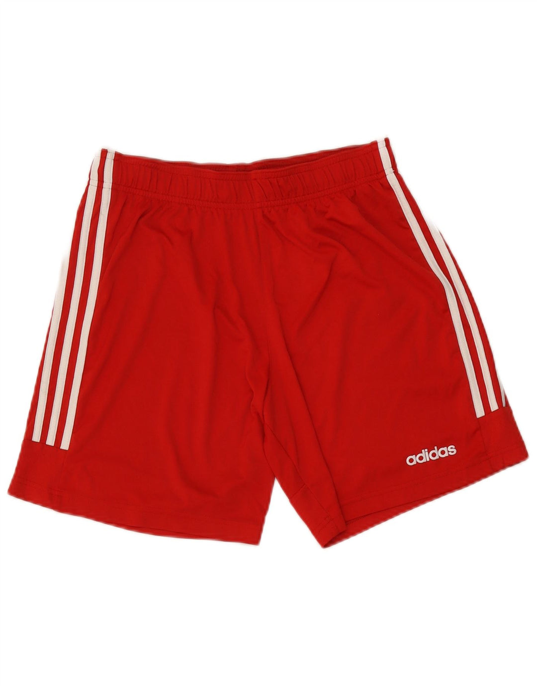 Pantaloncini sportivi Adidas da donna UK 14 medio rosso poliestere