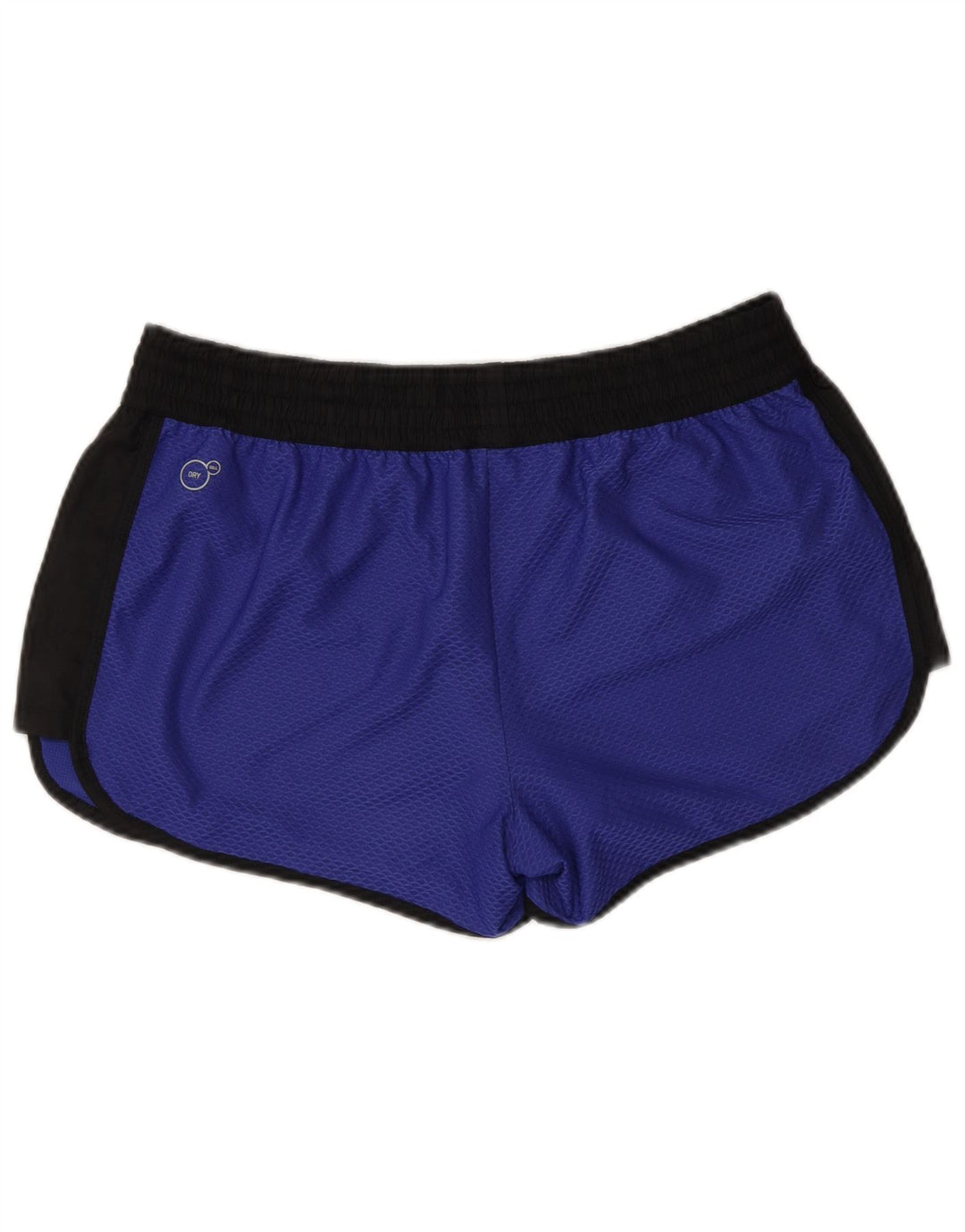 PUMA Womens Sport Shorts UK 12 Medium Blue Colourblock
