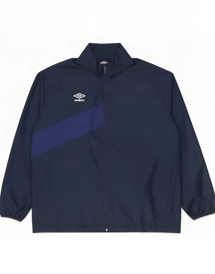 Umbro Mens Treino Top Jacket 3XL Azul Marinho Colourblock Poliéster