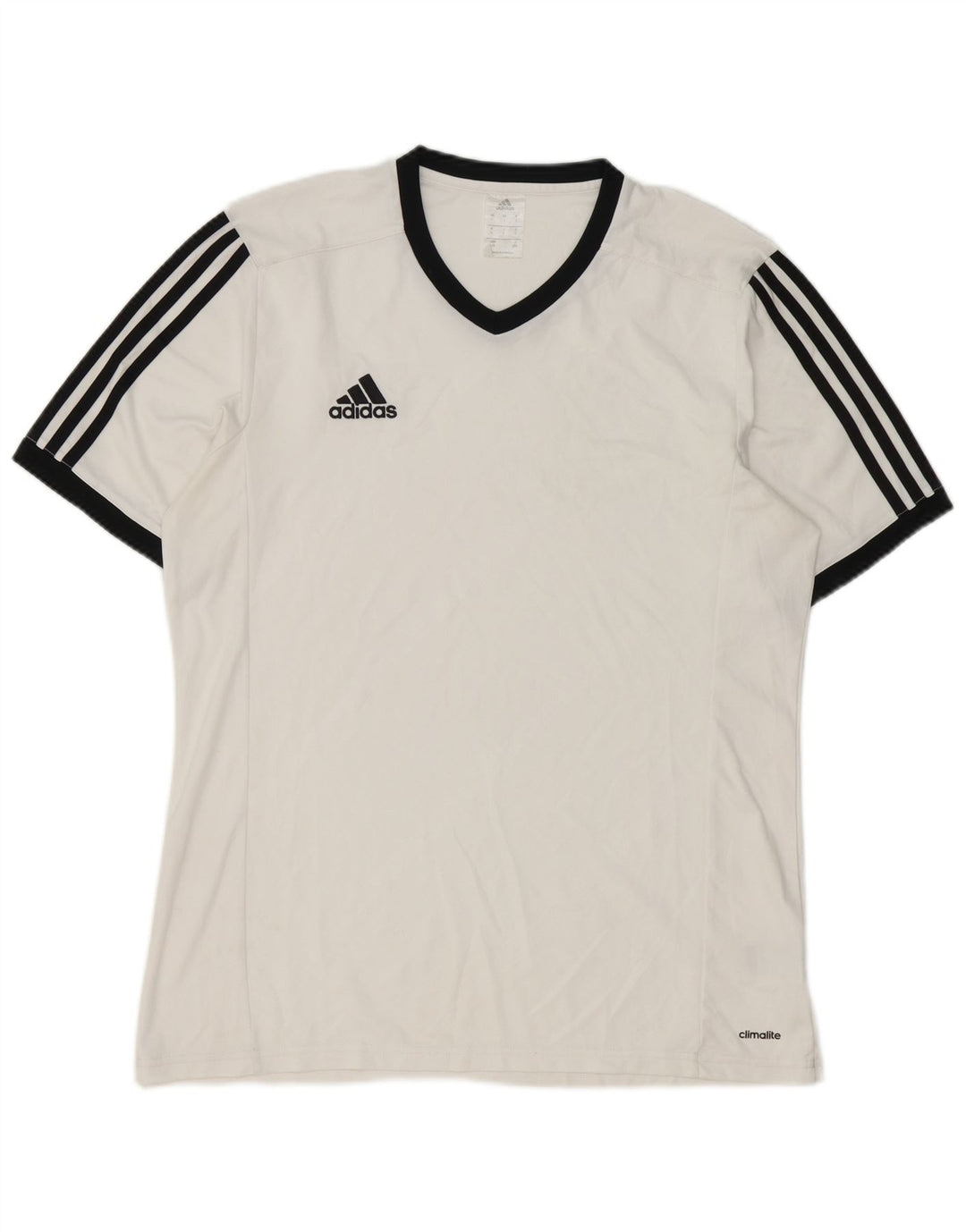 Мужская футболка Adidas Climalite, большой белый полиэстер