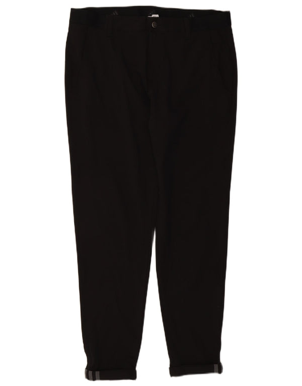 Męskie spodnie Chino Adidas Slim W34 L29 Czarny poliester