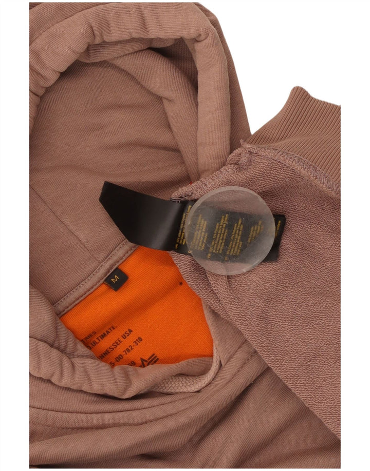 Alpha Industries Hættetrøje til mænd Medium Pink Bomuld
