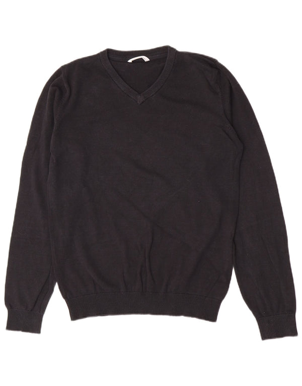 Marks & Spencer Boys V-hals sweater 14-15 år Sort bomuld