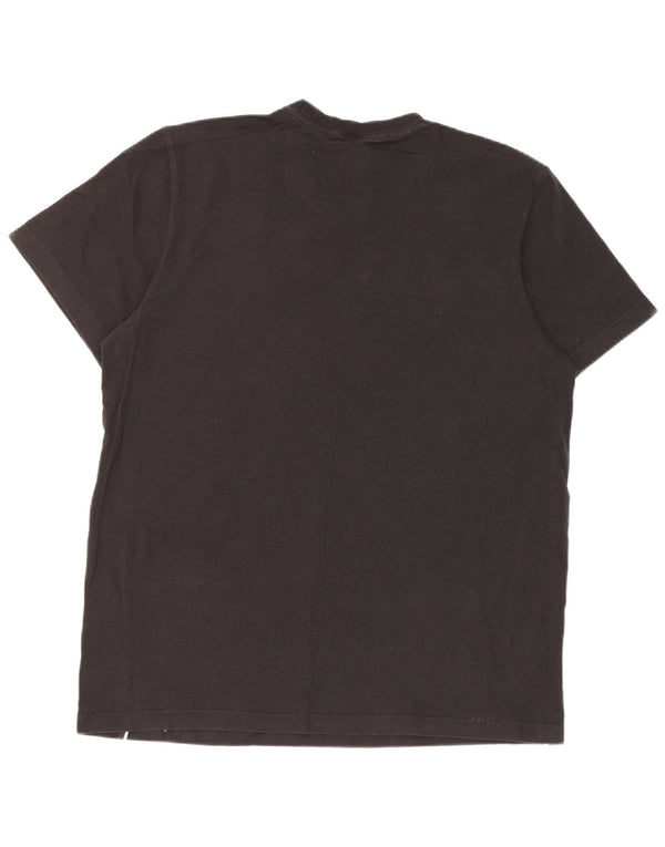 Adidas Herren T-Shirt Top Large Schwarz Baumwolle