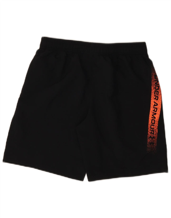 Under Armour Boys Graphic Sport Shorts 11-12 Years Large Black Polyester