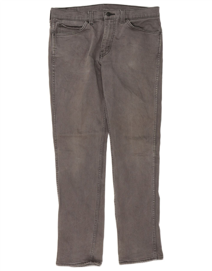 Calça Jeans Levis 511 Slim Masculina W34 L32 Cinza Algodão