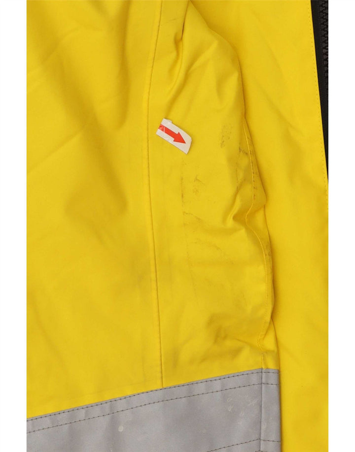 Helly Hansen Herre Graphic Windbreaker Jacket UK 38 Medium Yellow